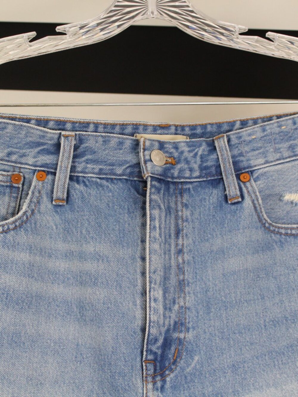 Madewell Relaxed Denim Shorts 31 Distressed High Rise‎ Cutoff - Picture 3 of 9